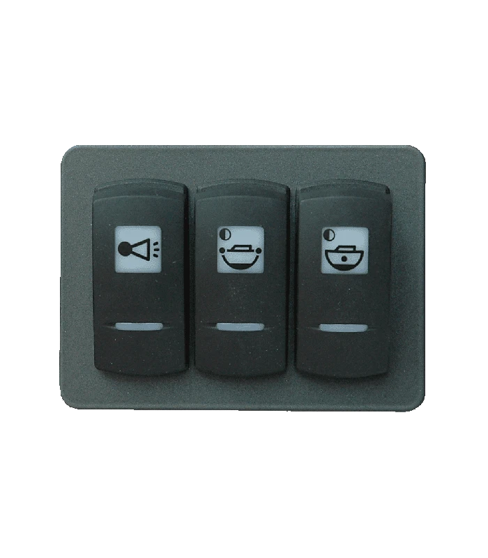 Wasserdichter Stromkreisverteiler Mit 3 Schutzschaltern 10A 3 Wasserdichter Stromkreisverteiler Mit 3 Schutzschaltern 10A