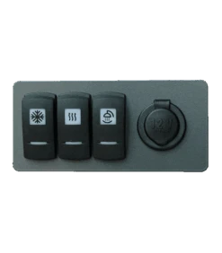 Wasserdichter Stromkreisverteiler Mit 3 Schutzschaltern 10A Und Steckdose