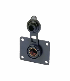 Einbau-Normsteckdose Mit Deckel Und Montageplatte (ESD 12/24 MP)