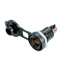 Einbau-Normsteckdose Mit Klappdeckel (ESD 12/24)