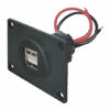 USB Einbau-Doppel-Ladesteckdose Mit Montageplatte (USD 12/24 MP) -Hochwertiger Autoteileladen 367322000