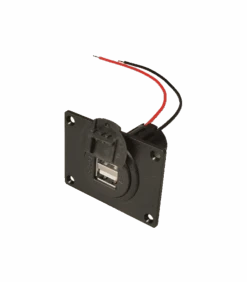 Power USB-Doppel-Ladesteckdose Mit Deckel Und Montageplatte (USD 5D-MP)