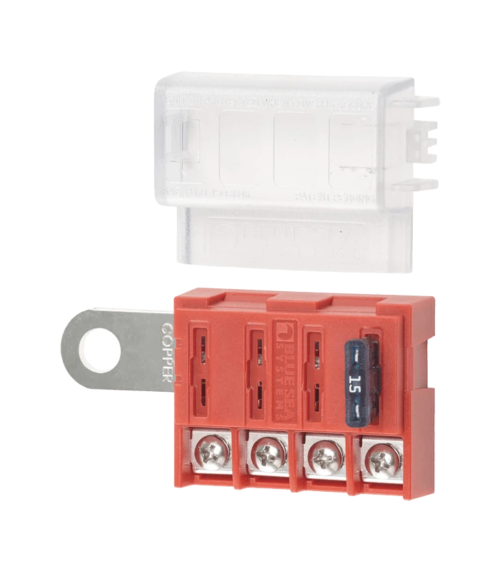 Flachsicherungshalter Für Batterie-Polmontage 3 Flachsicherungshalter Für Batterie-Polmontage